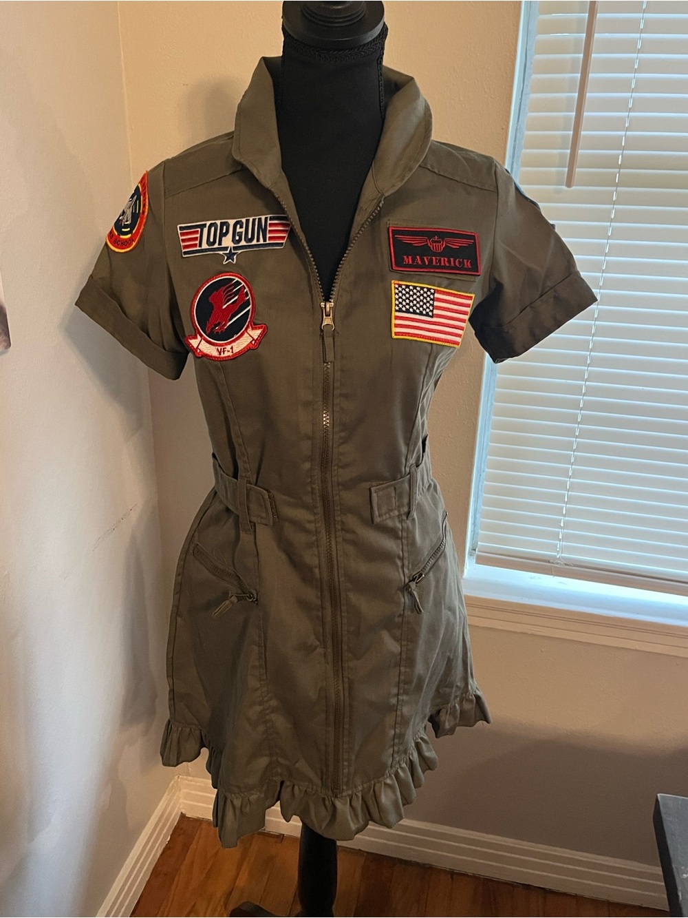 Top Gun Maverick Costume Dress Size S